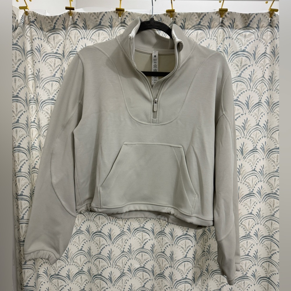 Lululemon Brushed Softstreme Ribbed Half Zip